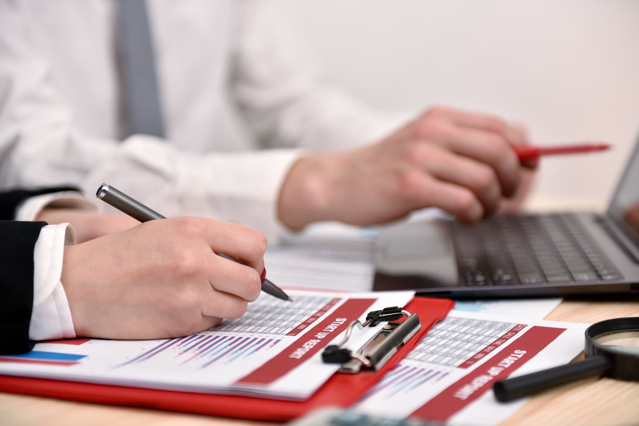 businesspeople are the annual report